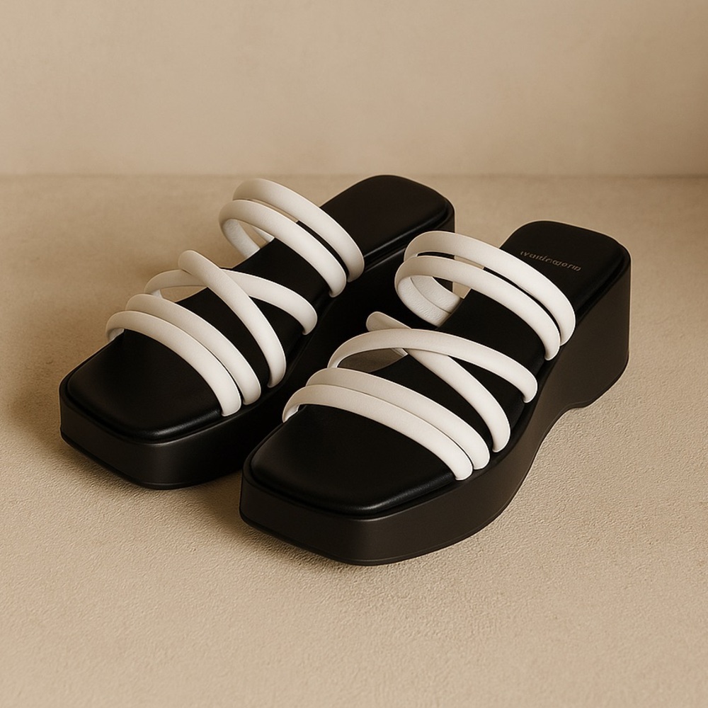 90. Vagabond Shoemakers Bonnie Platform Sandals Size 37 (7)